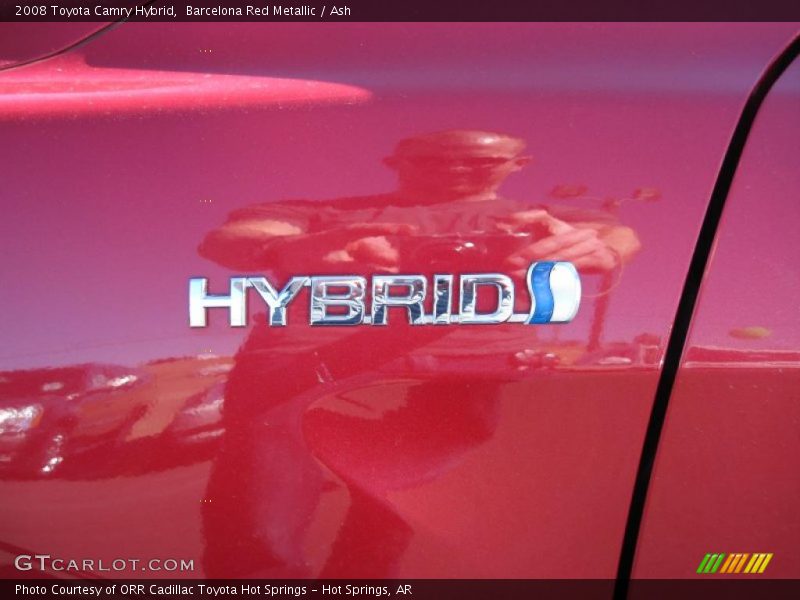 Barcelona Red Metallic / Ash 2008 Toyota Camry Hybrid
