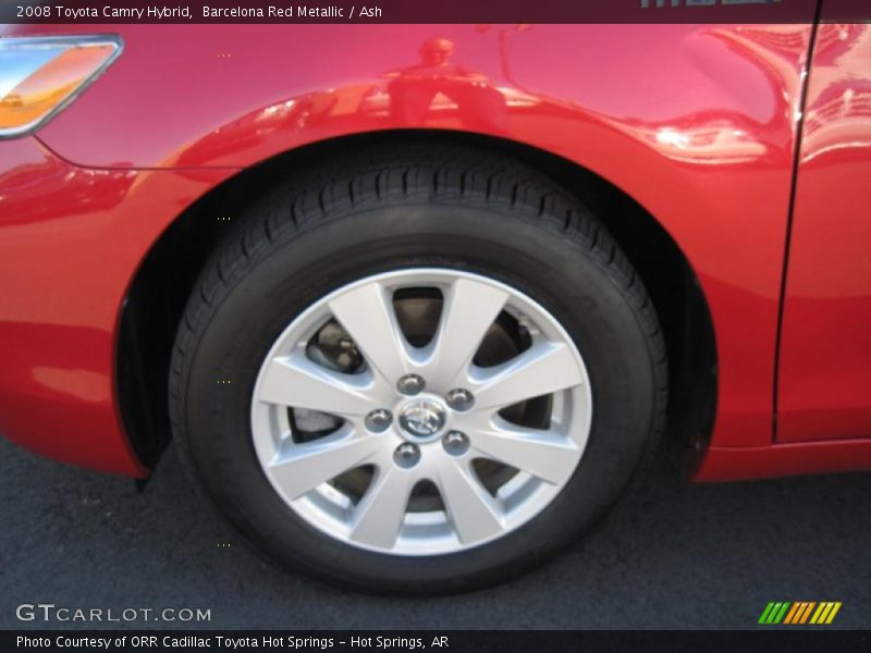 Barcelona Red Metallic / Ash 2008 Toyota Camry Hybrid