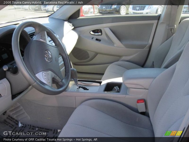 Barcelona Red Metallic / Ash 2008 Toyota Camry Hybrid