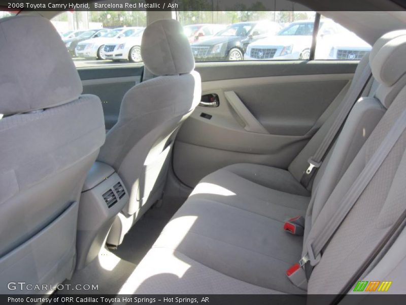 Barcelona Red Metallic / Ash 2008 Toyota Camry Hybrid