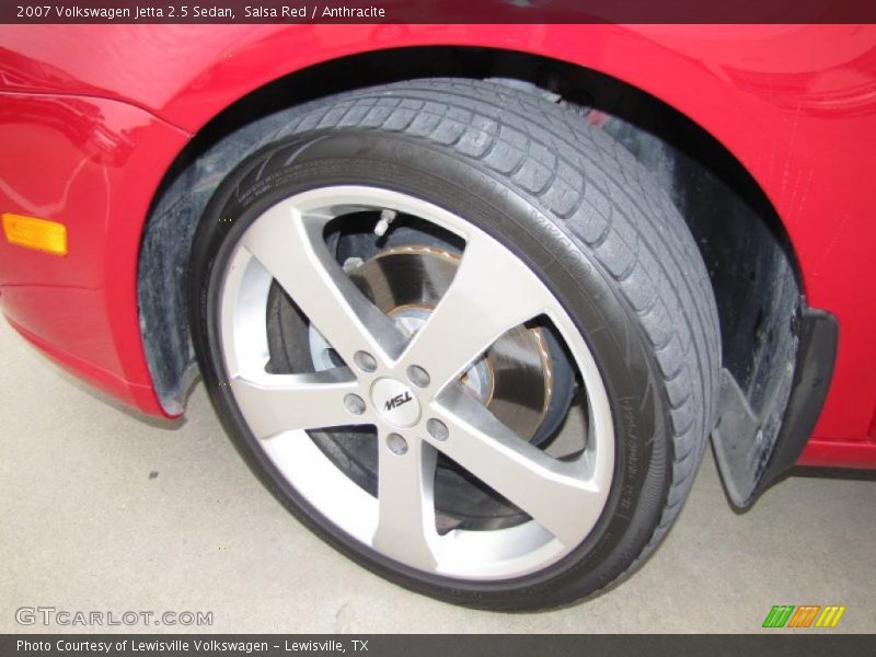 Salsa Red / Anthracite 2007 Volkswagen Jetta 2.5 Sedan