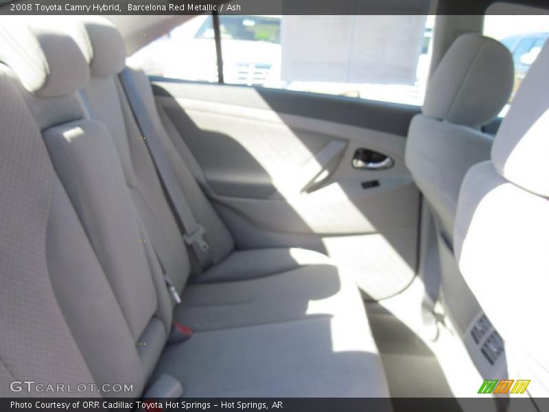 Barcelona Red Metallic / Ash 2008 Toyota Camry Hybrid