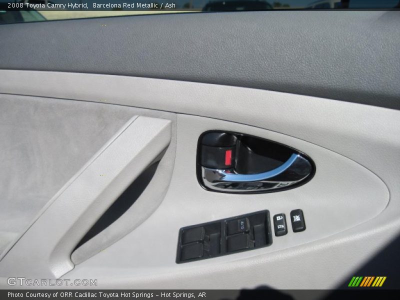 Barcelona Red Metallic / Ash 2008 Toyota Camry Hybrid