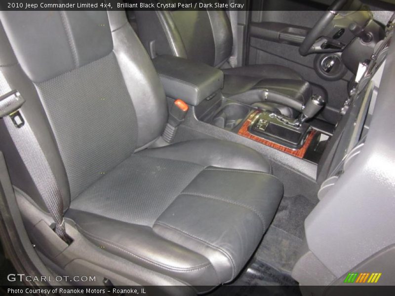 Brilliant Black Crystal Pearl / Dark Slate Gray 2010 Jeep Commander Limited 4x4