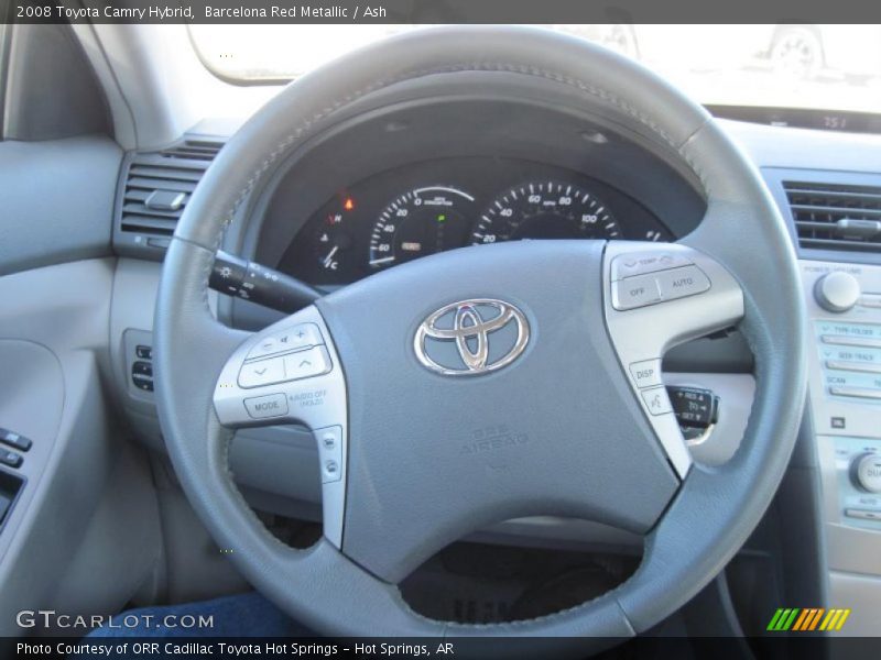 Barcelona Red Metallic / Ash 2008 Toyota Camry Hybrid