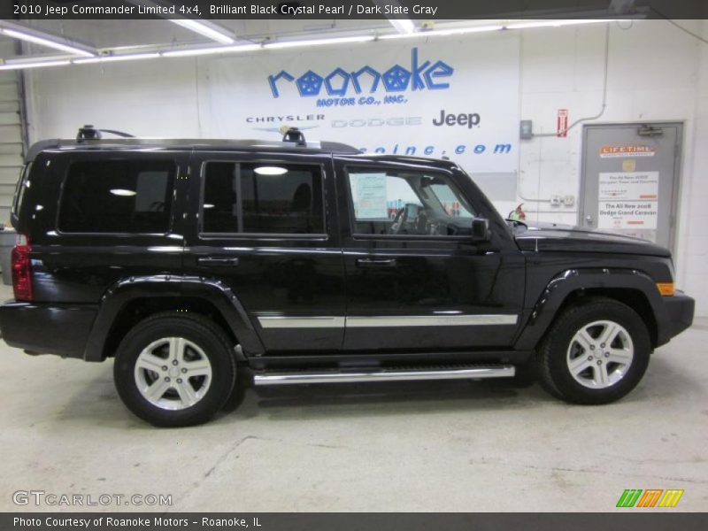 Brilliant Black Crystal Pearl / Dark Slate Gray 2010 Jeep Commander Limited 4x4