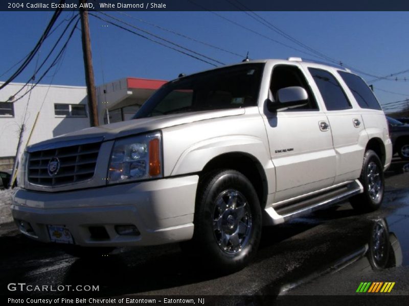 White Diamond / Shale 2004 Cadillac Escalade AWD