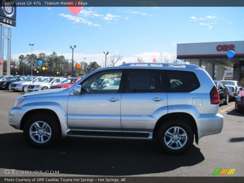 Titanium Metallic / Beige 2007 Lexus GX 470