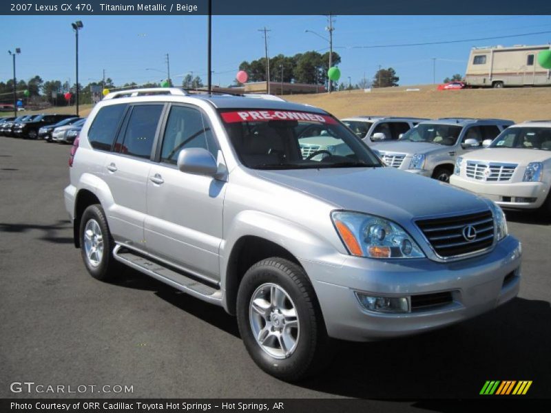 Titanium Metallic / Beige 2007 Lexus GX 470