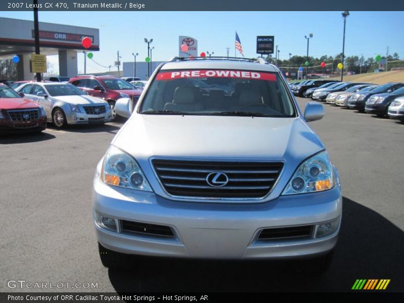 Titanium Metallic / Beige 2007 Lexus GX 470
