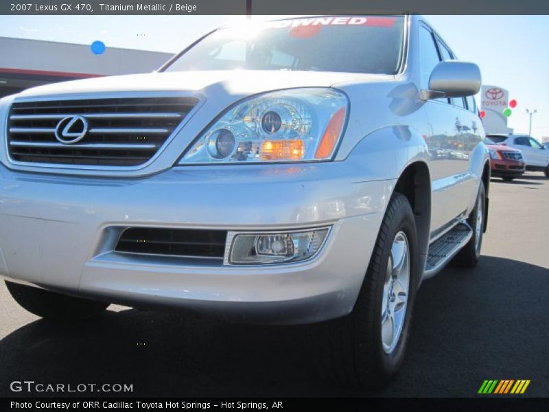 Titanium Metallic / Beige 2007 Lexus GX 470