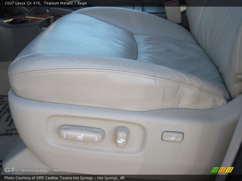 Titanium Metallic / Beige 2007 Lexus GX 470