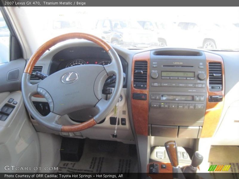 Titanium Metallic / Beige 2007 Lexus GX 470