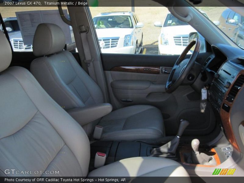 Titanium Metallic / Beige 2007 Lexus GX 470