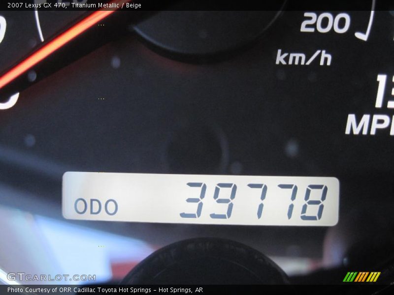 Titanium Metallic / Beige 2007 Lexus GX 470