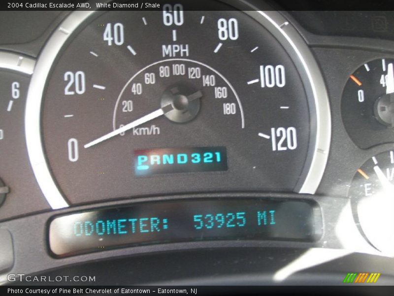 White Diamond / Shale 2004 Cadillac Escalade AWD
