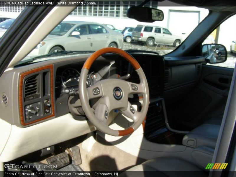 White Diamond / Shale 2004 Cadillac Escalade AWD
