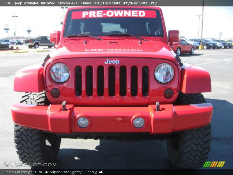 Flame Red / Dark Slate Gray/Med Slate Gray 2008 Jeep Wrangler Unlimited Rubicon 4x4