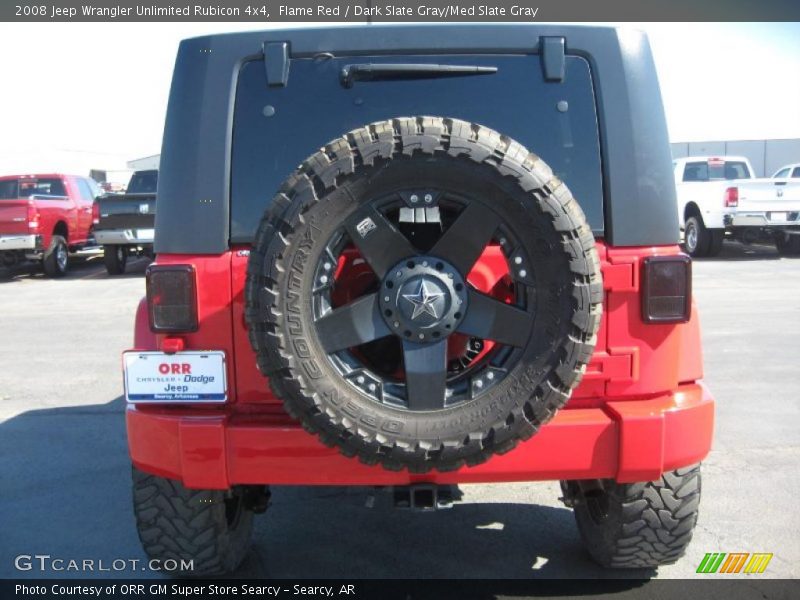 Flame Red / Dark Slate Gray/Med Slate Gray 2008 Jeep Wrangler Unlimited Rubicon 4x4