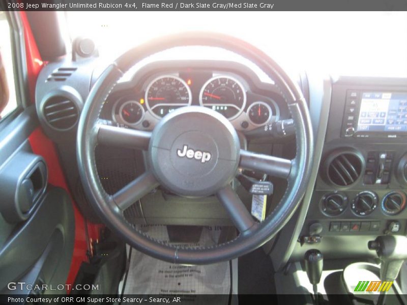 Flame Red / Dark Slate Gray/Med Slate Gray 2008 Jeep Wrangler Unlimited Rubicon 4x4