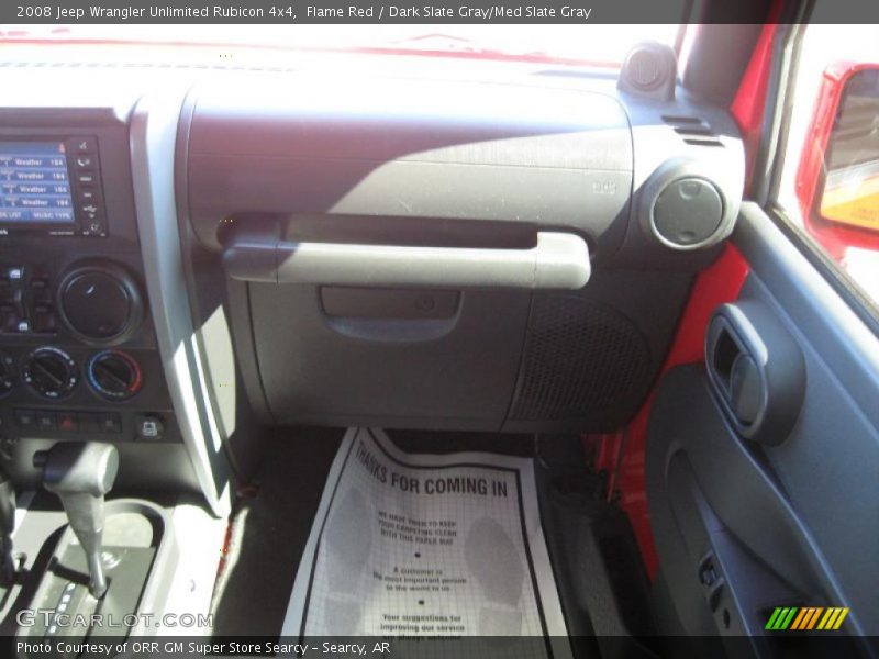 Flame Red / Dark Slate Gray/Med Slate Gray 2008 Jeep Wrangler Unlimited Rubicon 4x4
