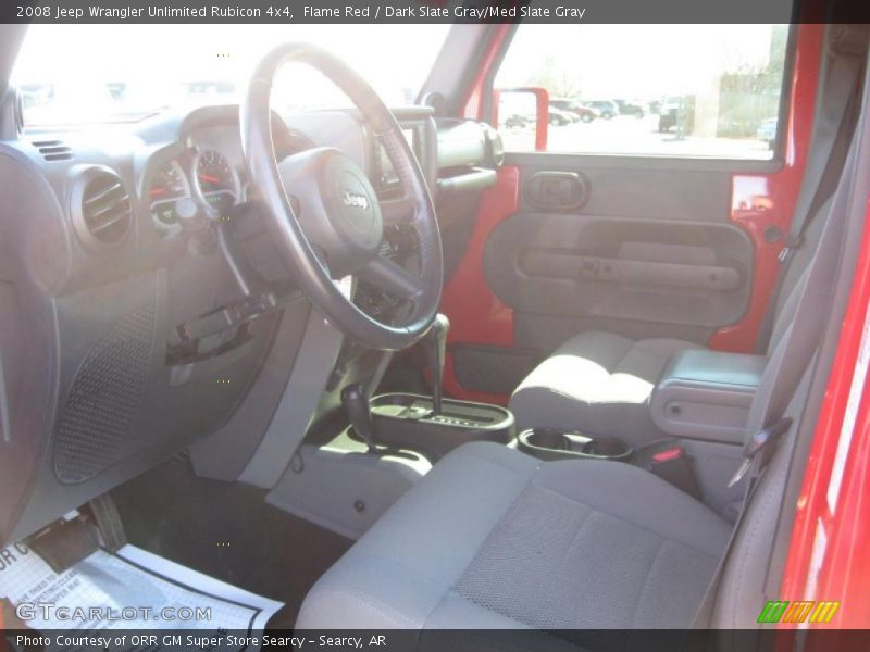 Flame Red / Dark Slate Gray/Med Slate Gray 2008 Jeep Wrangler Unlimited Rubicon 4x4