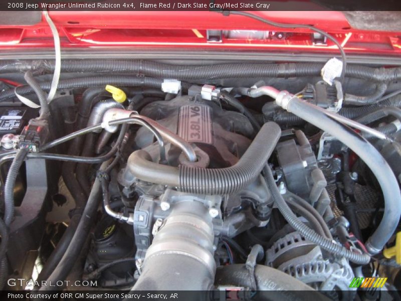 Flame Red / Dark Slate Gray/Med Slate Gray 2008 Jeep Wrangler Unlimited Rubicon 4x4