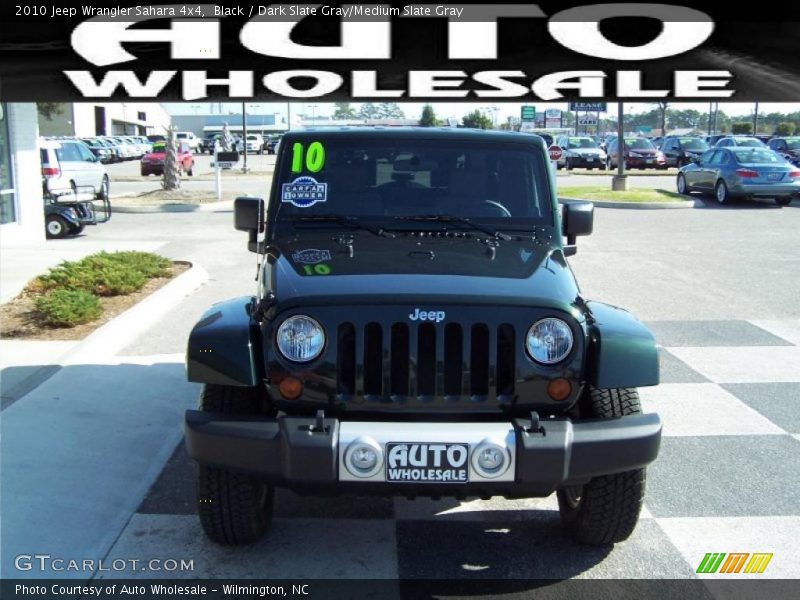 Black / Dark Slate Gray/Medium Slate Gray 2010 Jeep Wrangler Sahara 4x4