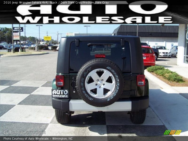 Black / Dark Slate Gray/Medium Slate Gray 2010 Jeep Wrangler Sahara 4x4
