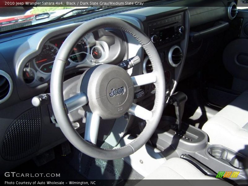 Black / Dark Slate Gray/Medium Slate Gray 2010 Jeep Wrangler Sahara 4x4