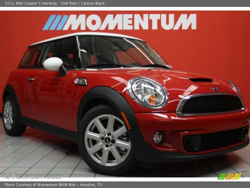 Chili Red / Carbon Black 2011 Mini Cooper S Hardtop