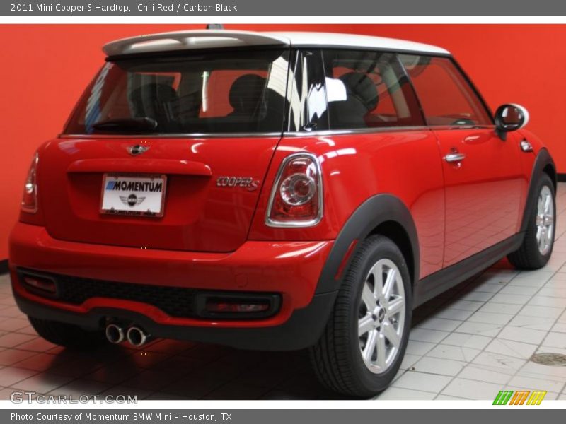 Chili Red / Carbon Black 2011 Mini Cooper S Hardtop