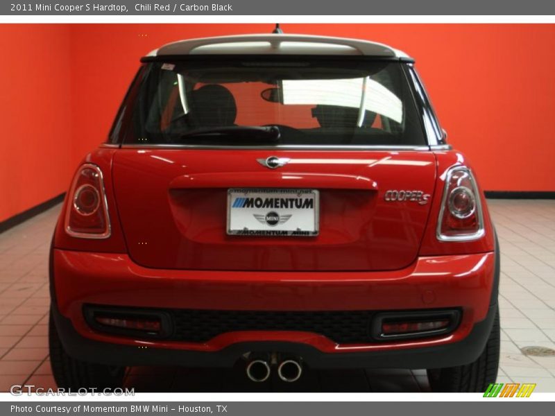 Chili Red / Carbon Black 2011 Mini Cooper S Hardtop