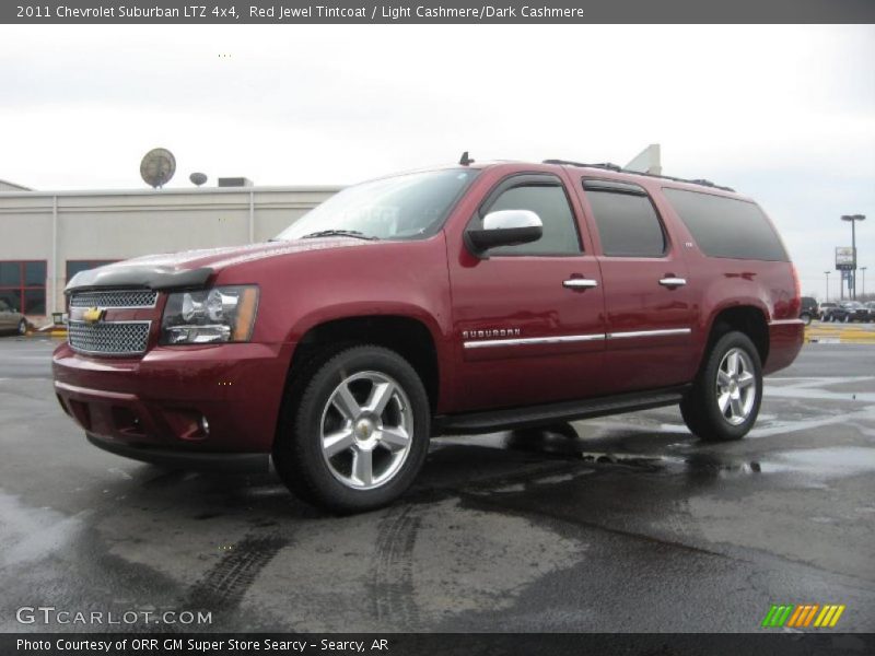 Red Jewel Tintcoat / Light Cashmere/Dark Cashmere 2011 Chevrolet Suburban LTZ 4x4