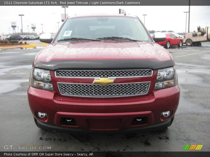 Red Jewel Tintcoat / Light Cashmere/Dark Cashmere 2011 Chevrolet Suburban LTZ 4x4