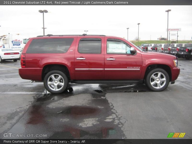 Red Jewel Tintcoat / Light Cashmere/Dark Cashmere 2011 Chevrolet Suburban LTZ 4x4