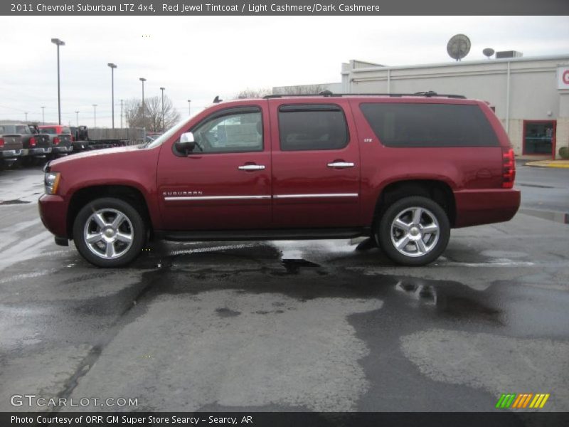 Red Jewel Tintcoat / Light Cashmere/Dark Cashmere 2011 Chevrolet Suburban LTZ 4x4