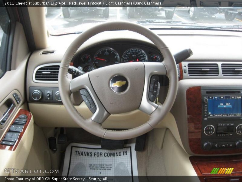 Red Jewel Tintcoat / Light Cashmere/Dark Cashmere 2011 Chevrolet Suburban LTZ 4x4