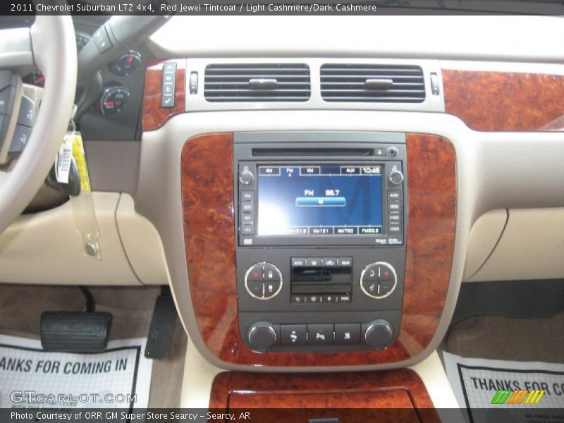 Controls of 2011 Suburban LTZ 4x4
