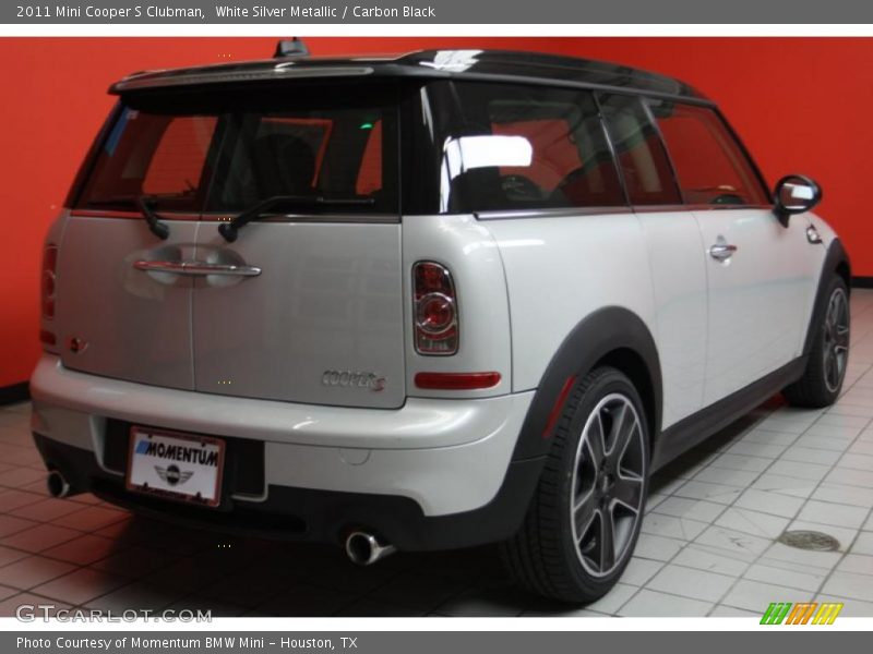 White Silver Metallic / Carbon Black 2011 Mini Cooper S Clubman
