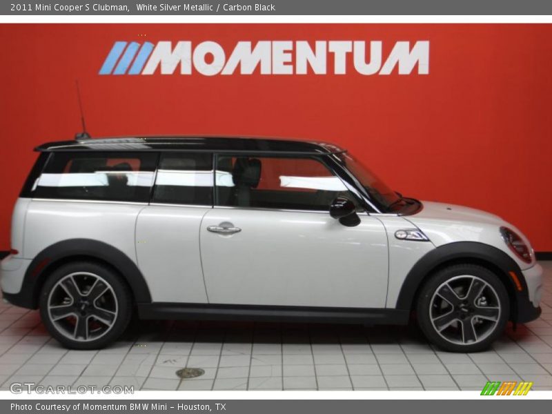 White Silver Metallic / Carbon Black 2011 Mini Cooper S Clubman