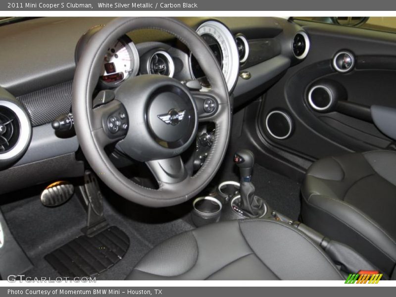 White Silver Metallic / Carbon Black 2011 Mini Cooper S Clubman