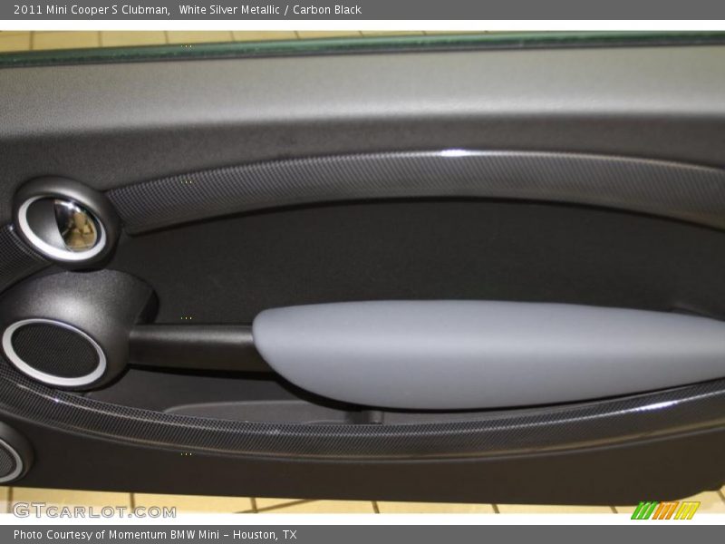 White Silver Metallic / Carbon Black 2011 Mini Cooper S Clubman