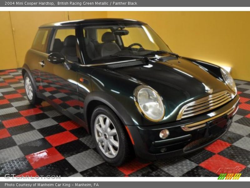 British Racing Green Metallic / Panther Black 2004 Mini Cooper Hardtop