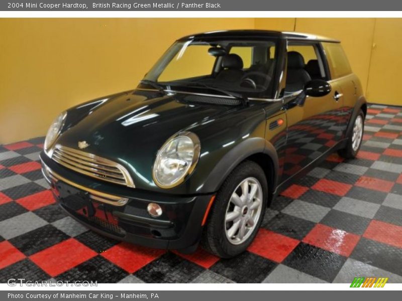 British Racing Green Metallic / Panther Black 2004 Mini Cooper Hardtop