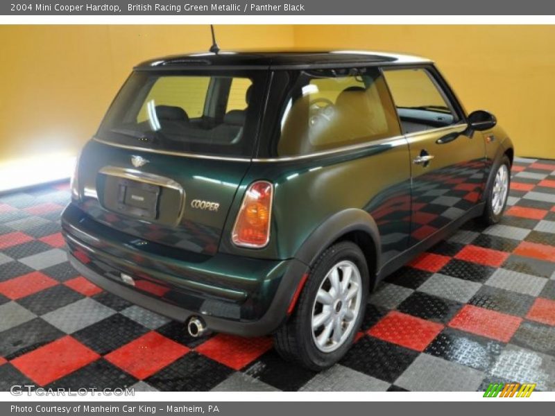 British Racing Green Metallic / Panther Black 2004 Mini Cooper Hardtop
