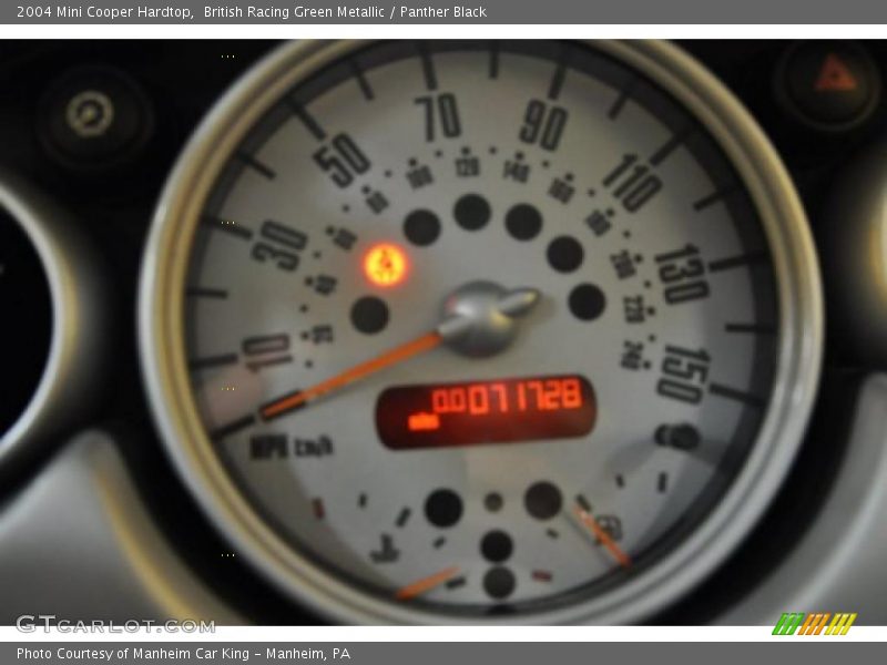 British Racing Green Metallic / Panther Black 2004 Mini Cooper Hardtop