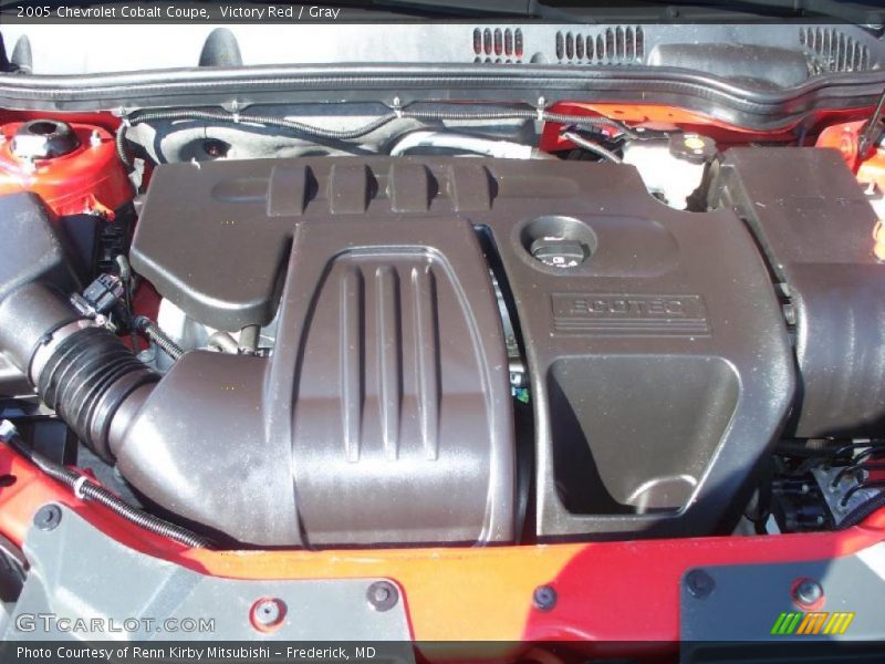 Victory Red / Gray 2005 Chevrolet Cobalt Coupe