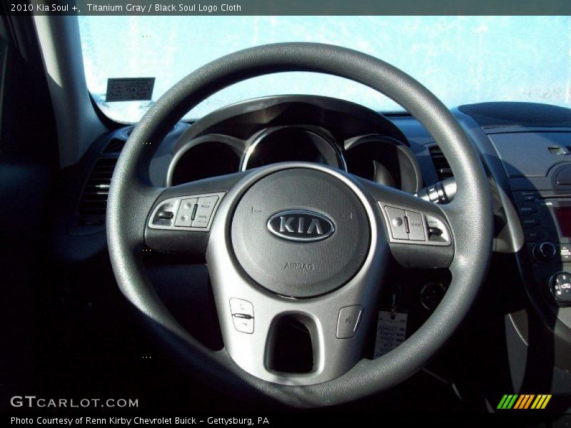 Titanium Gray / Black Soul Logo Cloth 2010 Kia Soul +