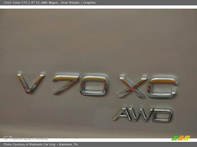 Silver Metallic / Graphite 2002 Volvo V70 2.4T XC AWD Wagon